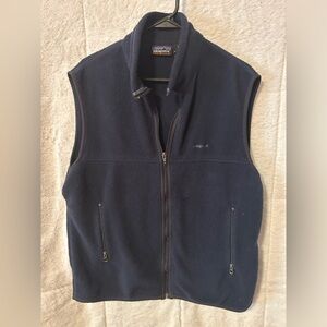 Patagonia Men's Navy Synchilla Fleece Vest size Large